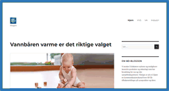 Desktop Screenshot of blogg.dahl.no